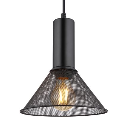 Globo - Κρεμαστό φωτιστικό οροφής 1xE27/60W/230V μαύρο