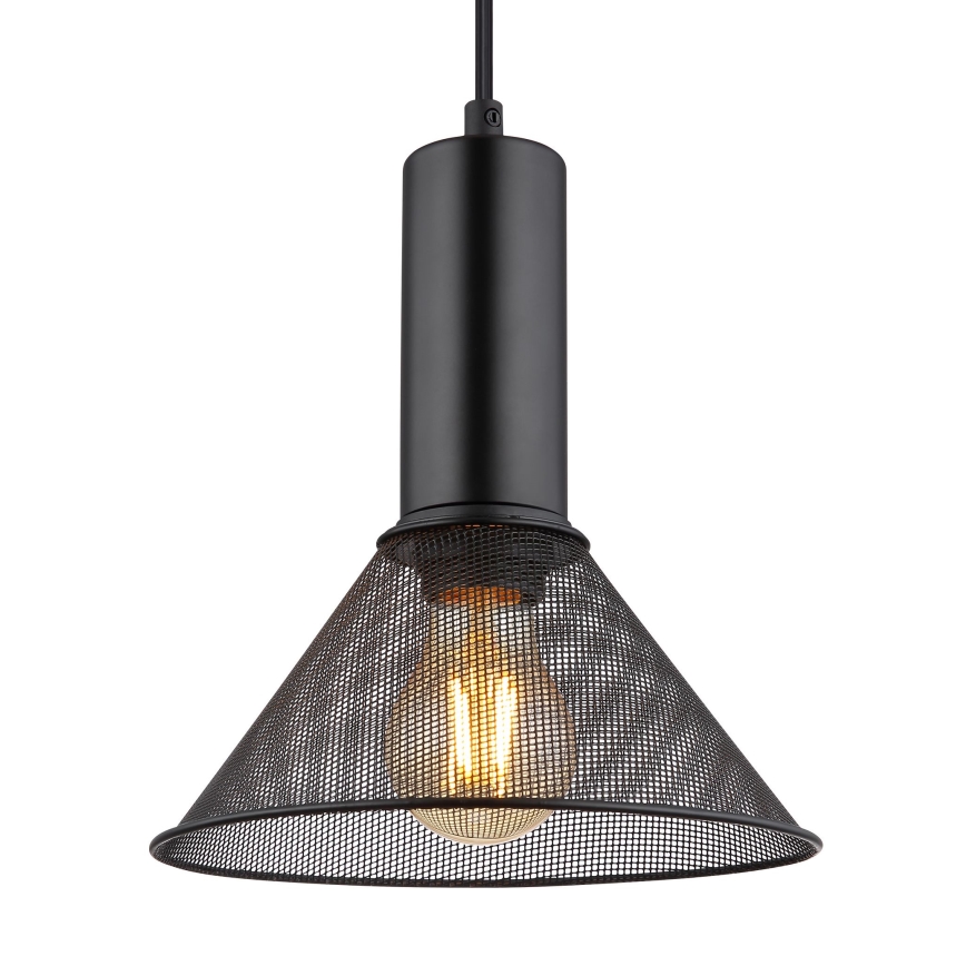 Globo - Κρεμαστό φωτιστικό οροφής 1xE27/60W/230V μαύρο