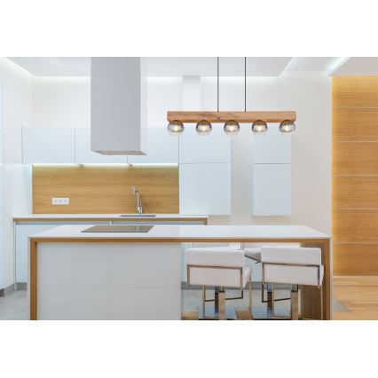 Globo - Φωτιστικό οροφής με καλώδιο 5xE27/40W/230V