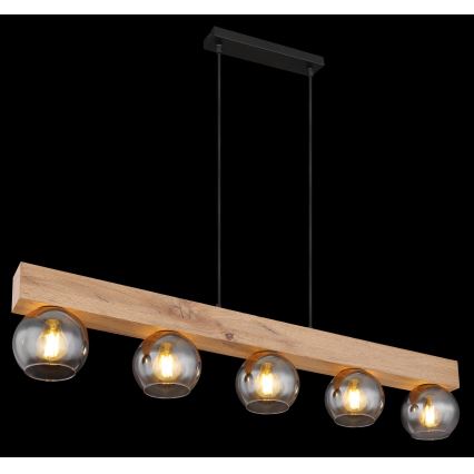 Globo - Φωτιστικό οροφής με καλώδιο 5xE27/40W/230V