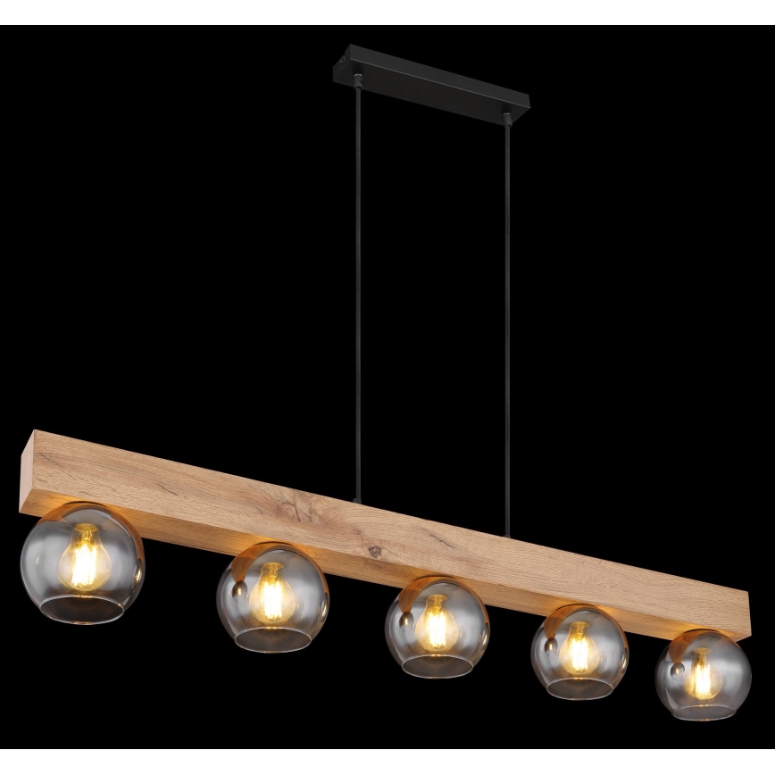 Globo - Φωτιστικό οροφής με καλώδιο 5xE27/40W/230V