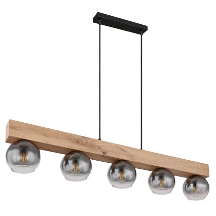 Globo - Φωτιστικό οροφής με καλώδιο 5xE27/40W/230V