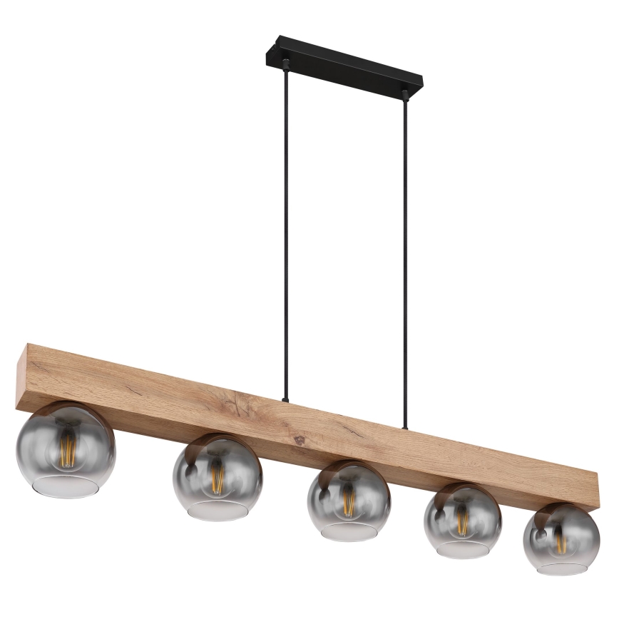 Globo -  Κρεμαστό φωτιστικό οροφής ράγα 5xE27/40W/230V