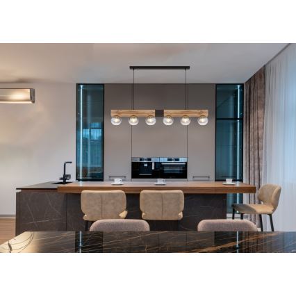 Globo - Κρεμαστό φωτιστικό με καλώδιο 6xE27/40W/230V