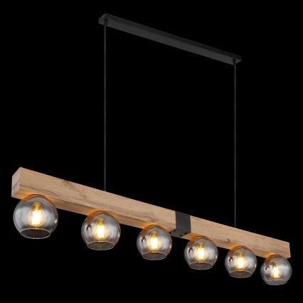 Globo - Κρεμαστό φωτιστικό με καλώδιο 6xE27/40W/230V