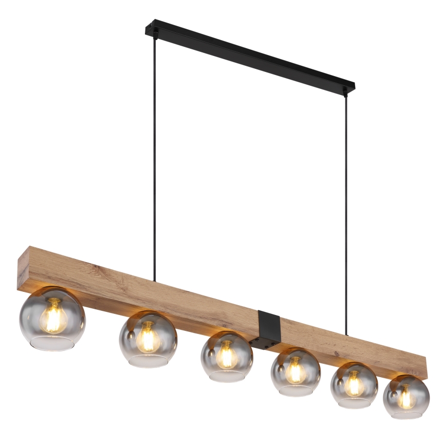 Globo - Κρεμαστό φωτιστικό με καλώδιο 6xE27/40W/230V