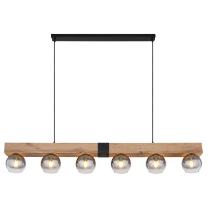 Globo - Κρεμαστό φωτιστικό με καλώδιο 6xE27/40W/230V