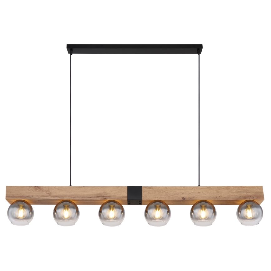 Globo - Κρεμαστό φωτιστικό με καλώδιο 6xE27/40W/230V