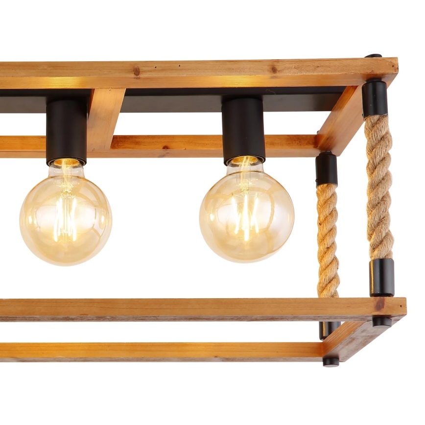 Globo 15691-4D - Φωτιστικό οροφής VERNON 4xE27/60W/230V