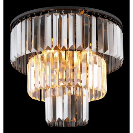 Globo - Πλαφονιέρα οροφής 3xE27/40W/230V διάμετρος 40 cm μαύρο