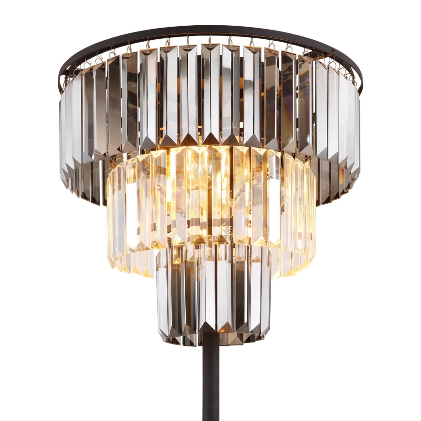 Globo - Επιδαπέδιο φωτιστικό 3xE27/40W/230V διάμετρος 40 cm μαύρο