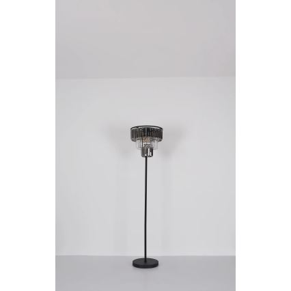 Globo - Επιδαπέδιο φωτιστικό 3xE27/40W/230V διάμετρος 40 cm μαύρο