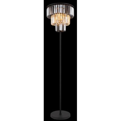 Globo - Επιδαπέδιο φωτιστικό 3xE27/40W/230V διάμετρος 40 cm μαύρο