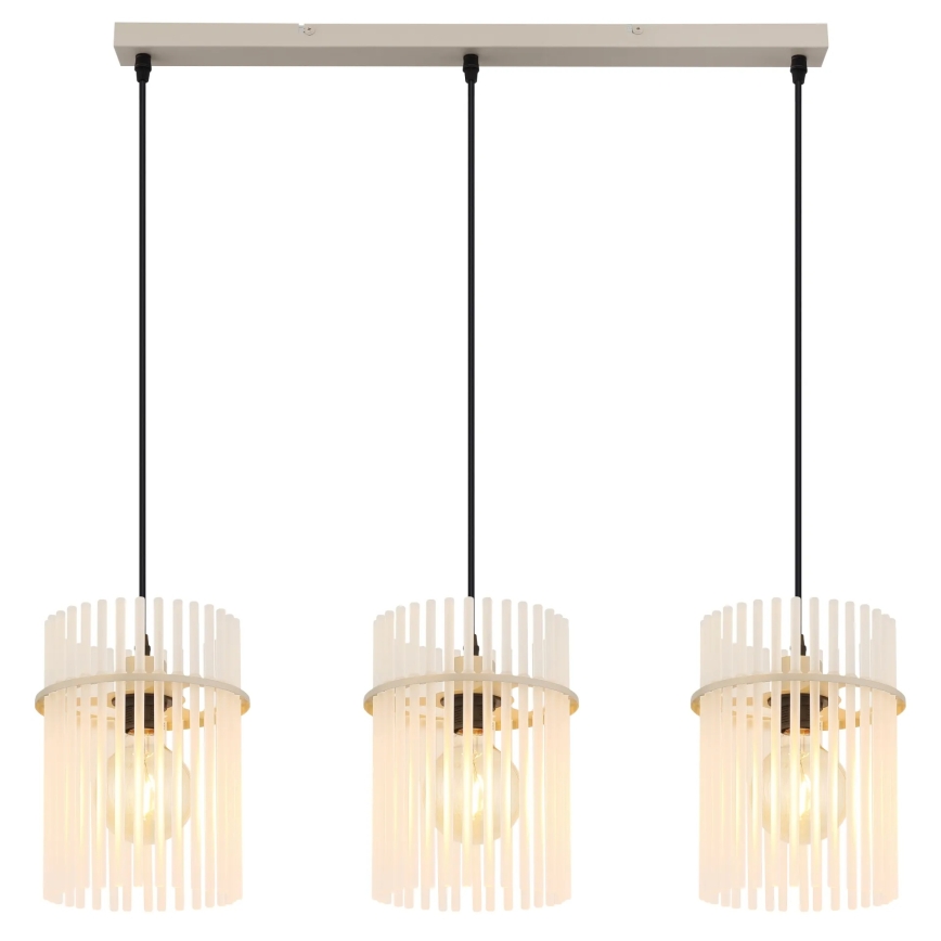 Globo - Κρεμαστό φωτιστικό με καλώδιο 3xE27/60W/230V