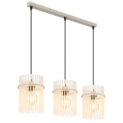 Globo - Κρεμαστό φωτιστικό με καλώδιο 3xE27/60W/230V