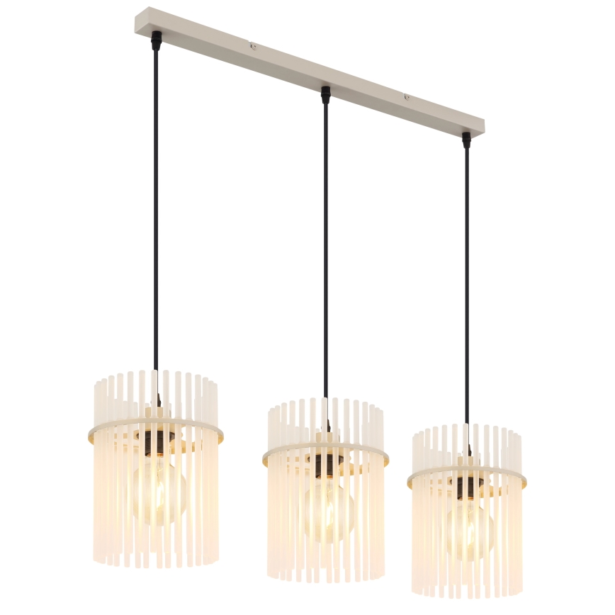 Globo - Κρεμαστό φωτιστικό με καλώδιο 3xE27/60W/230V