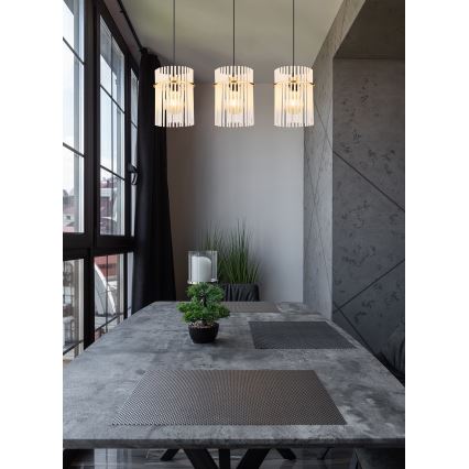 Globo - Κρεμαστό φωτιστικό οροφής 3xE27/60W/230V χρυσό