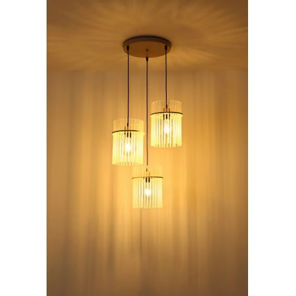 Globo - Κρεμαστό φωτιστικό με καλώδιο 3xE27/60W/230V