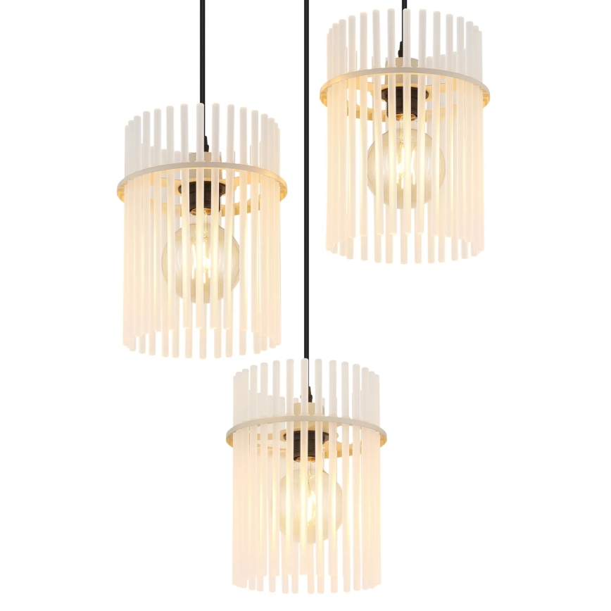 Globo - Κρεμαστό φωτιστικό με καλώδιο 3xE27/60W/230V