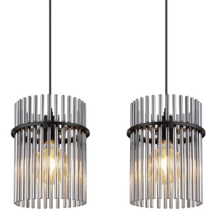 Globo - Κρεμαστό φωτιστικό οροφής 4xE27/60W/230V μαύρο