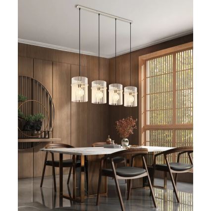 Globo - Κρεμαστό φωτιστικό με καλώδιο ανάρτησης 4xE27/60W/230V