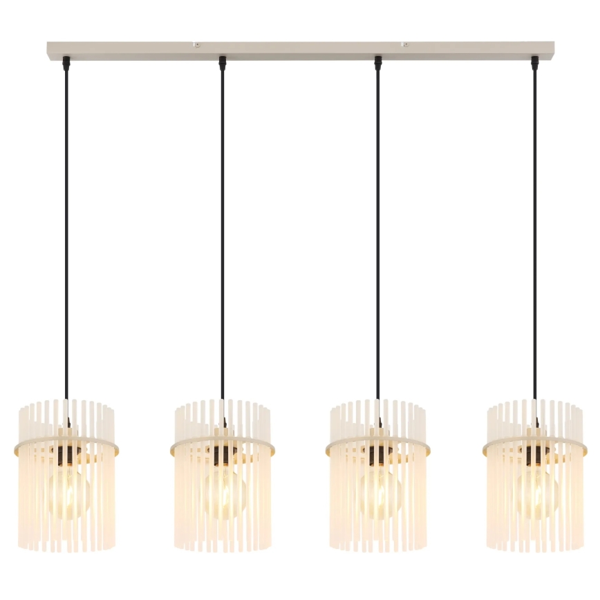 Globo - Κρεμαστό φωτιστικό με καλώδιο ανάρτησης 4xE27/60W/230V