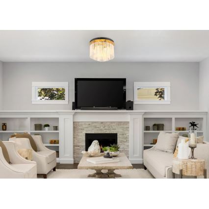 Globo - Φωτιστικό οροφής 5xE27/60W/230V διάμετρος 32 cm χρυσό