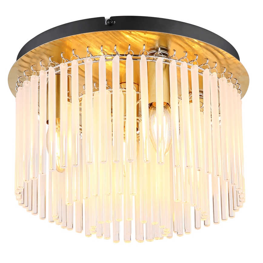 Globo - Φωτιστικό οροφής 5xE27/60W/230V διάμετρος 32 cm χρυσό