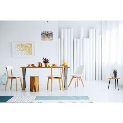 Globo - Κρεμαστό φωτιστικό οροφής 1xE27/60W/230V διάμετρος 40 cm μαύρο