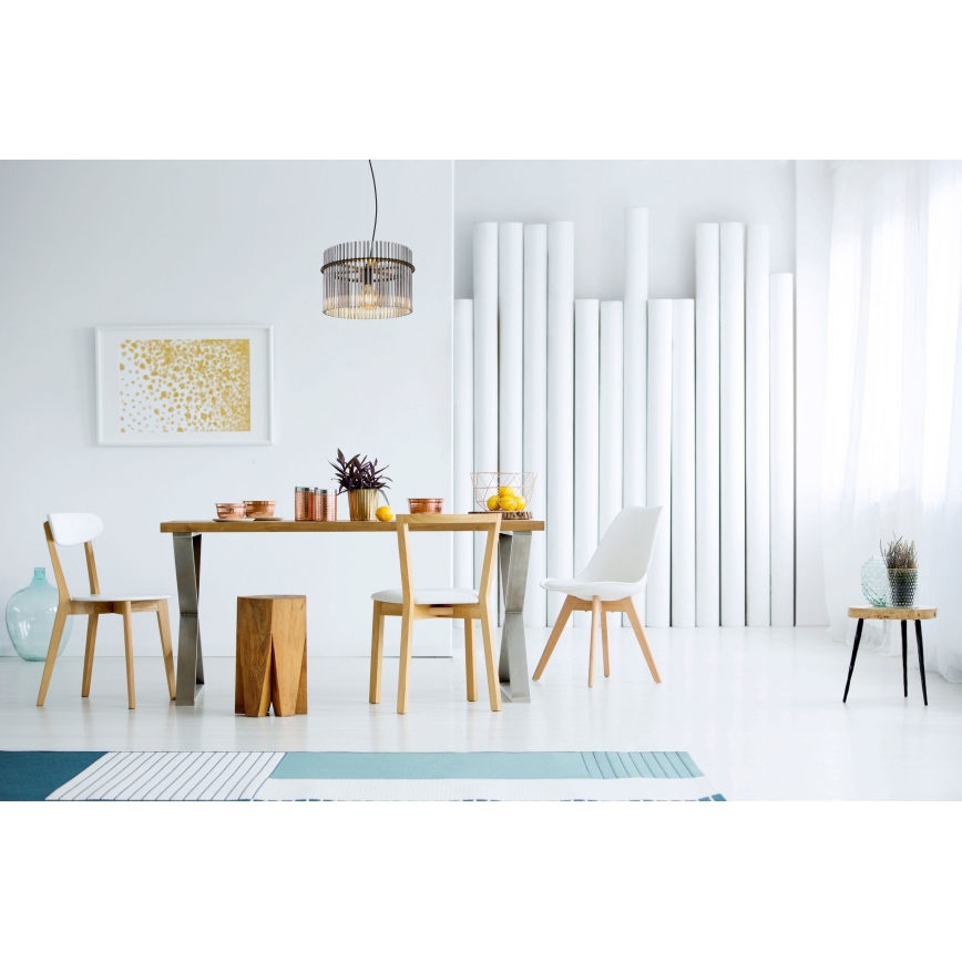 Globo - Κρεμαστό φωτιστικό οροφής 1xE27/60W/230V διάμετρος 40 cm μαύρο