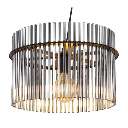 Globo - Κρεμαστό φωτιστικό οροφής 1xE27/60W/230V διάμετρος 40 cm μαύρο