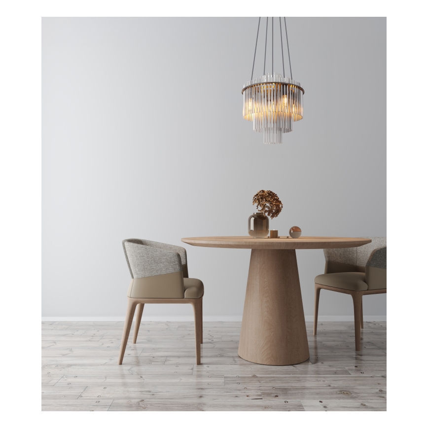 Globo - Κρεμαστό φωτιστικό οροφής 5xE14/40W/230V μαύρο