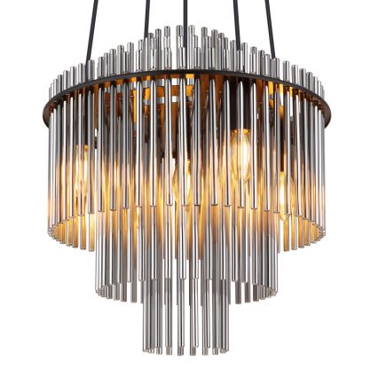 Globo - Κρεμαστό φωτιστικό οροφής 5xE14/40W/230V μαύρο