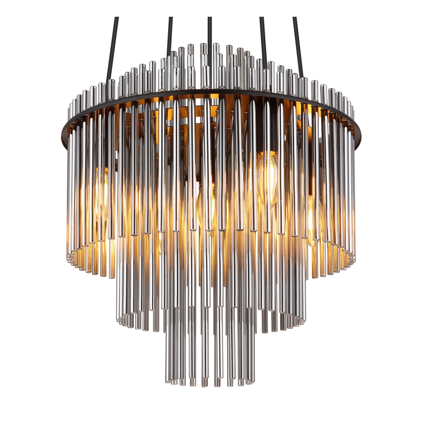Globo - Κρεμαστό φωτιστικό οροφής 5xE14/40W/230V μαύρο