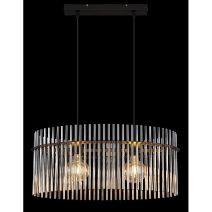 Globo - Κρεμαστό φωτιστικό οροφής 2xE27/60W/230V μαύρο