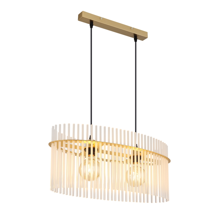 Globo - Κρεμαστό φωτιστικό οροφής 2xE27/60W/230V χρυσό