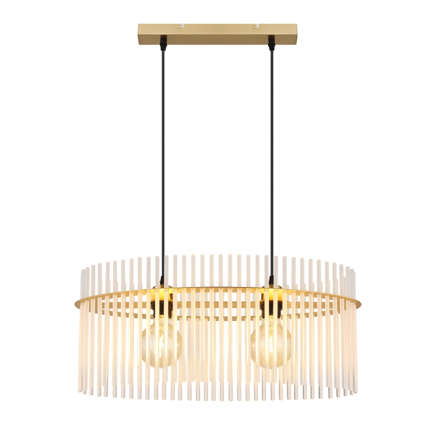 Globo - Κρεμαστό φωτιστικό οροφής 2xE27/60W/230V χρυσό
