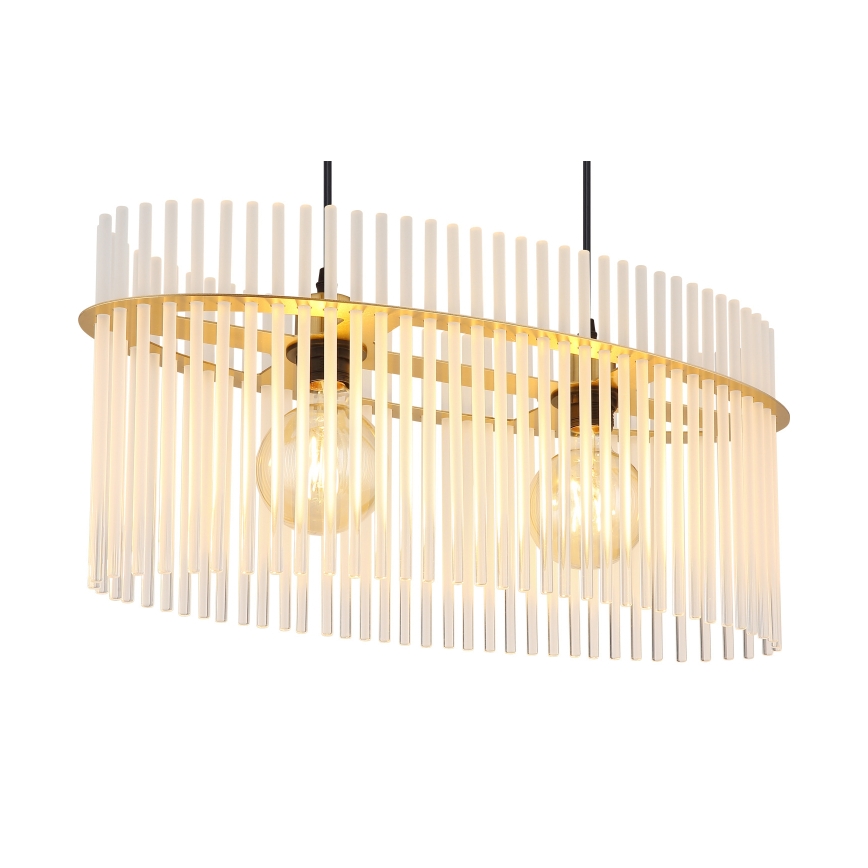 Globo - Κρεμαστό φωτιστικό οροφής 2xE27/60W/230V χρυσό