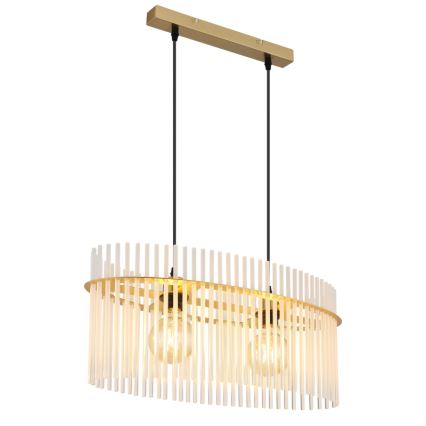 Globo - Κρεμαστό φωτιστικό οροφής 2xE27/60W/230V χρυσό