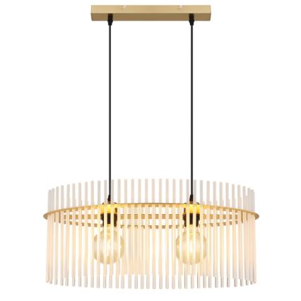 Globo - Κρεμαστό φωτιστικό οροφής 2xE27/60W/230V χρυσό