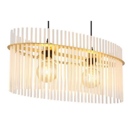 Globo - Κρεμαστό φωτιστικό οροφής 2xE27/60W/230V χρυσό