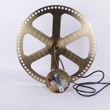 Globo - Κρεμαστό φωτιστικό οροφής 1xE27/60W/230V διάμετρος 40 cm χρυσό