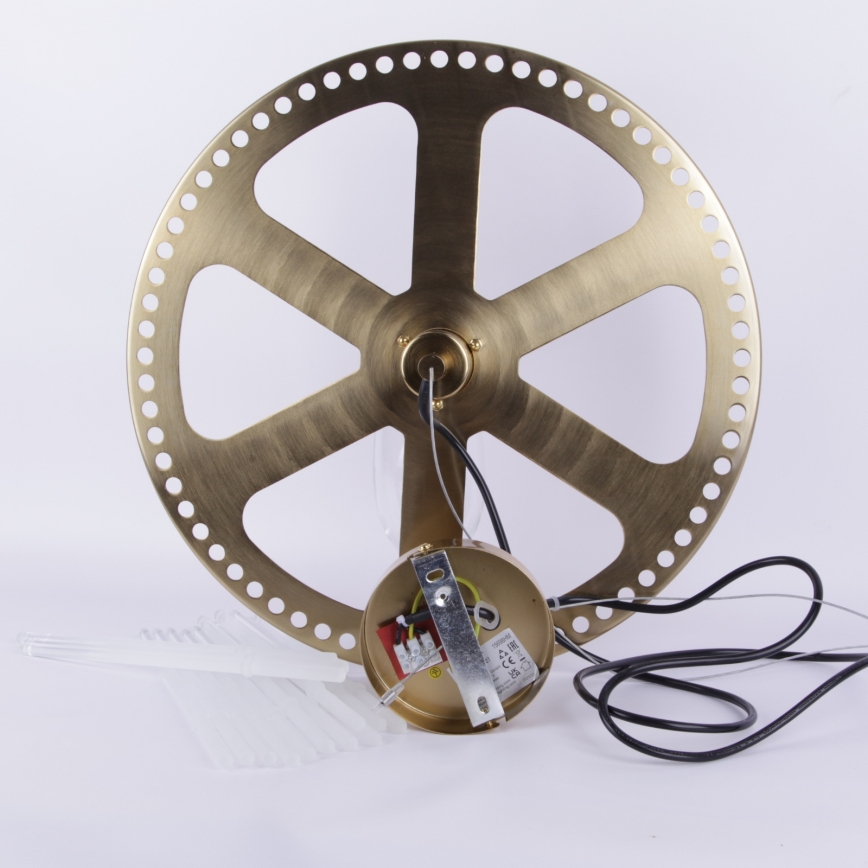 Globo - Κρεμαστό φωτιστικό οροφής 1xE27/60W/230V διάμετρος 40 cm χρυσό