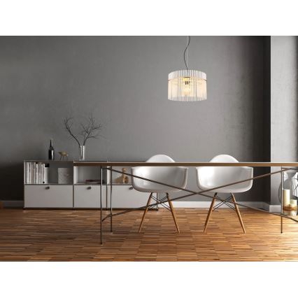 Globo - Κρεμαστό φωτιστικό οροφής 1xE27/60W/230V διάμετρος 40 cm χρυσό