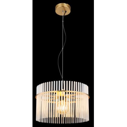 Globo - Κρεμαστό φωτιστικό οροφής 1xE27/60W/230V διάμετρος 40 cm χρυσό