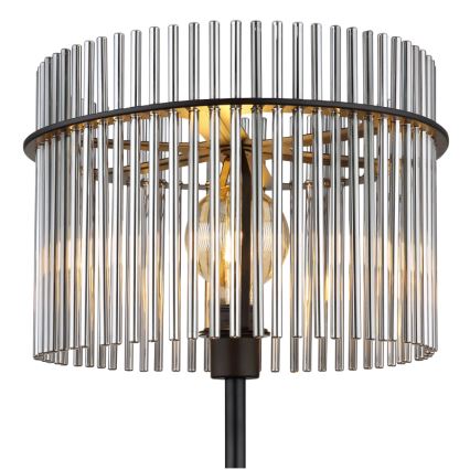 Globo - Επιδαπέδιο φωτιστικό 1xE27/60W/230V μαύρο