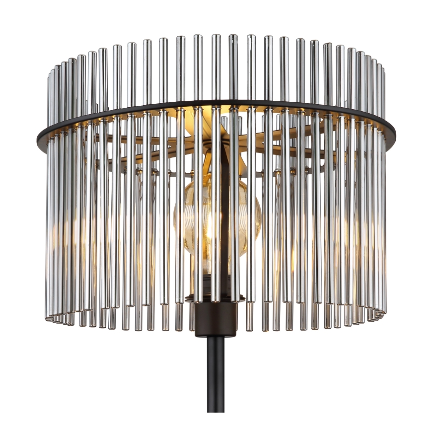 Globo - Επιδαπέδιο φωτιστικό 1xE27/60W/230V μαύρο