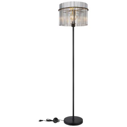 Globo - Επιδαπέδιο φωτιστικό 1xE27/60W/230V μαύρο