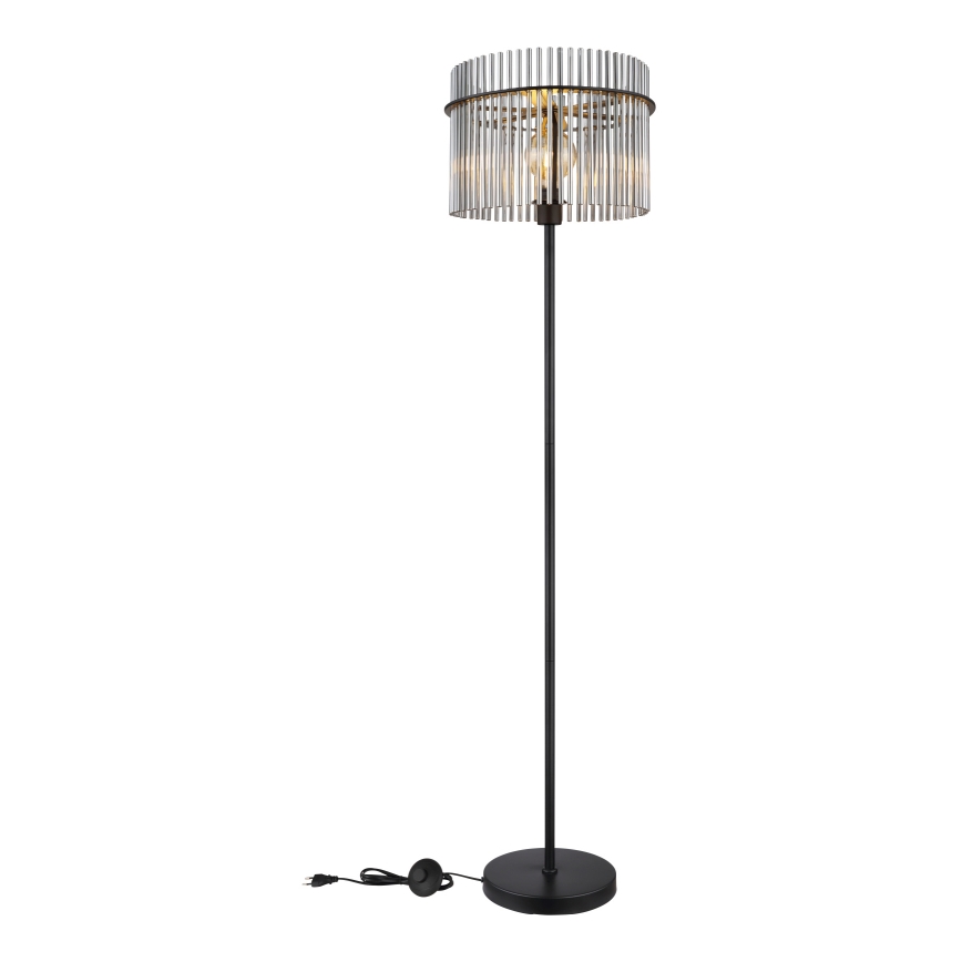 Globo - Επιδαπέδιο φωτιστικό 1xE27/60W/230V μαύρο