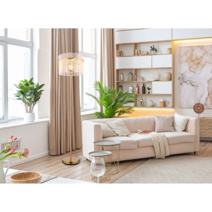 Globo - Επιδαπέδιο φωτιστικό 1xE27/60W/230V χρυσό